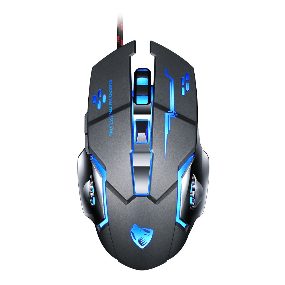 V6 Mechanical Wired Gaming Mouse for PC and eSports